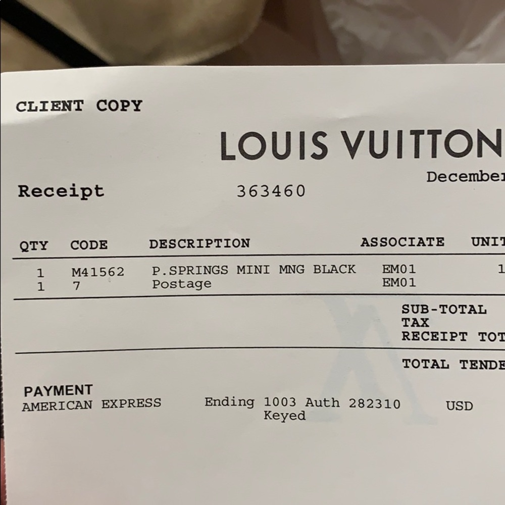Brand New Louis Vuitton Palm Spring Mini Backpack - Picture 4 of 4